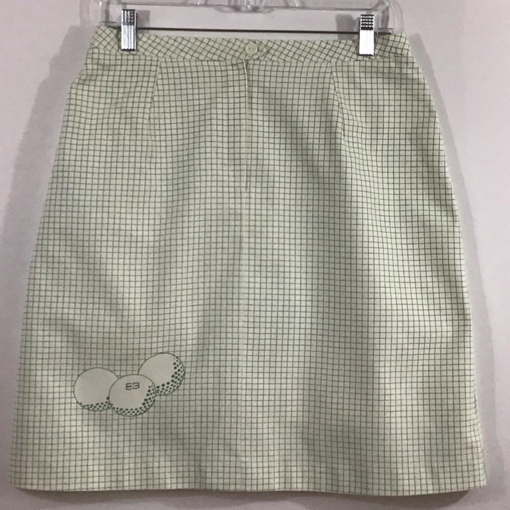Elaine Benedict Golf Skort Vintage 1980s Sz 12 - Picture 1 of 8